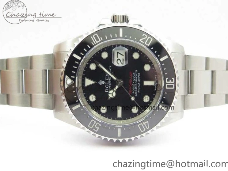 1228 Sea-Dweller 2017 Baselworld 126600 Noob 1:1 Best Edition Black Dial on SS Bracelet A2836 V Effortless 3065